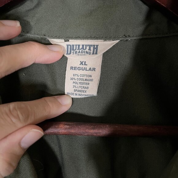 Duluth Trading Fire Hose Crop Work Coveralls - Women's Size XL - Green - Picture 6 of 10